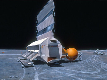 moon mission, moon buggy, stars, astronauts, soil sample HD wallpaper