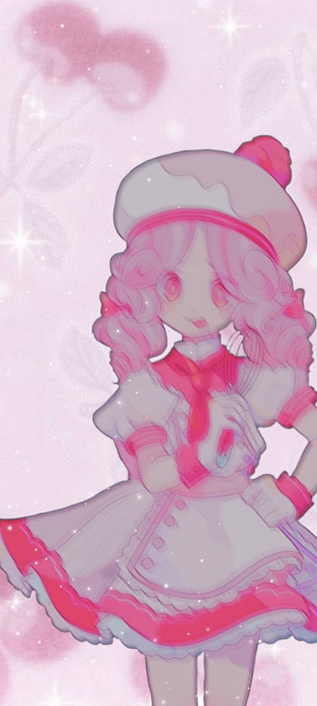 Pink Cherry Anime Girl, loli, soft HD phone wallpaper