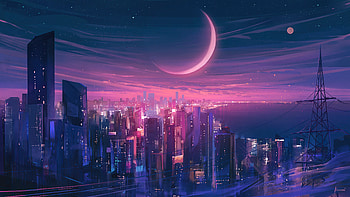 Cityscape Synthwave , synthwave, artist, artwork, digital-art HD wallpaper