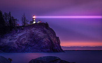 Lighthouse, nature, water, coast HD wallpaper