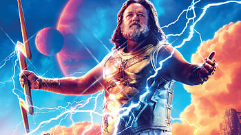 Zeus Thor Love and Thunder HD wallpaper