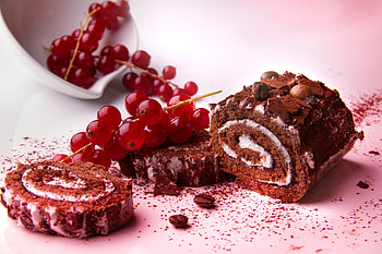 Red fruits, berries, cake, dessert HD wallpaper