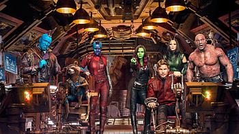 Dave Bautista, Guardians of the Galaxy, Chris Pratt, Zoe Saldana HD wallpaper