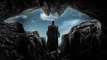 Batman Lair In The Mountains, batman, superheroes, artwork, artist, digital-art, art HD wallpaper