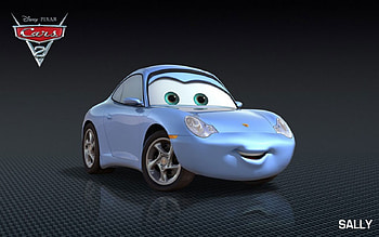 Sally Carrera, Movie, Cars 2, Car HD wallpaper