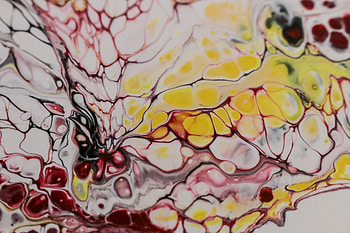 Abstract, Paint, Liquid, Stains, Spots, Fluid Art HD wallpaper