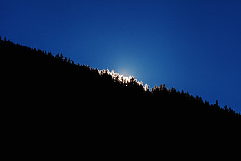 Nature, Trees, Sky, Shine, Light, Line, Elevation HD wallpaper