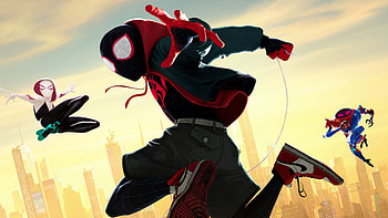 SpiderMan Into The Spider Verse Movie Official Poster , spiderman-into-the-spider-verse, 2018-movies, movies, spiderman, gwen-stacy, animated-movies, poster HD wallpaper