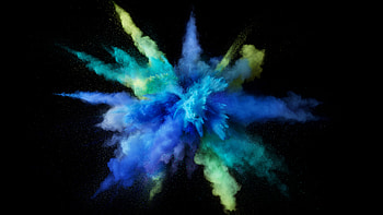 Mac OS Sierra Color Splash Blue , os-sierra, apple, original, abstract HD wallpaper