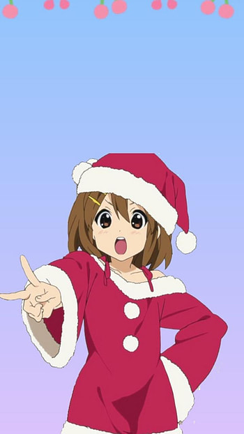 K-On!, Christmas Anime, Christmas, K on HD phone wallpaper