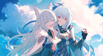 Jingliu & Baiheng — Honkai: Star Rail Celestial Duo, Jingliu (Honkai: Star Rail), video game, Honkai: Star Rail HD wallpaper