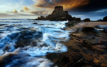 Landscape, Nature, Sea HD wallpaper