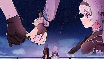 Stelle & Firefly — Honkai: Star Rail — Starlit Promise, Honkai: Star Rail, Stelle (Honkai: Star Rail), Firefly (Honkai: Star Rail), video game HD wallpaper