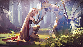 Shadowverse, blonde anime girl HD wallpaper