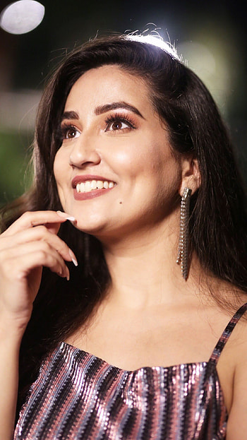 Manjusha, telugu actress, anchor HD phone wallpaper