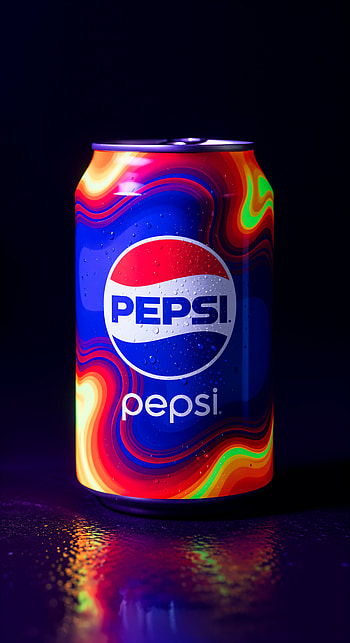 Pepsi Vibe: Colorful Soda Can , colorful design, drink HD phone wallpaper