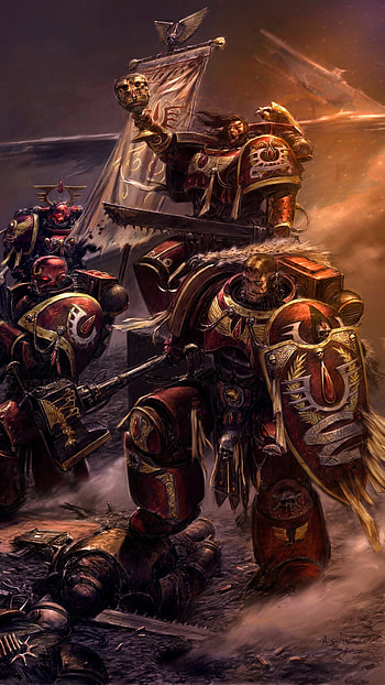... Blood Angels - Warhammer 40,000 Game mobile HD phone wallpaper