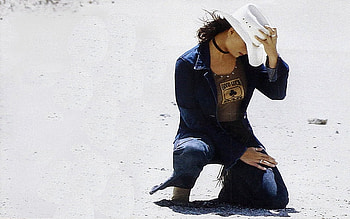 A Day At The Office. ., style, cowgirl, fun, country music, brunettes, Terri Clark, outdoors, ranch, girls, women, boots, western, hats, female HD wallpaper