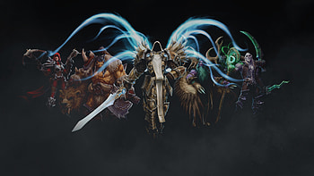 General heroes of the storm Tyrael Rexxar Valla Malfurion Xul HD wallpaper