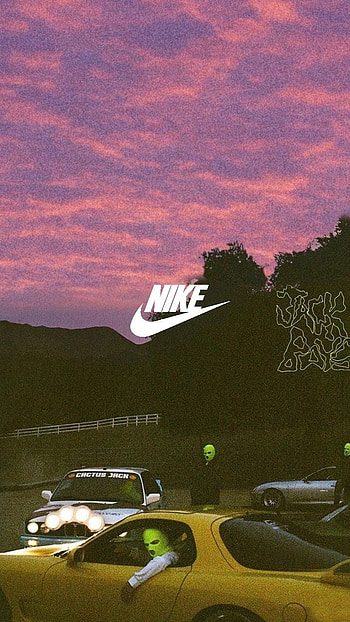 Pin de skverna em nike . Papel de parede da nike, Papel de parede de grife, para , Travis Scott Nike HD phone wallpaper