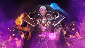 Invoker, Dota 2, Fighter wizard, Lightning powers HD wallpaper