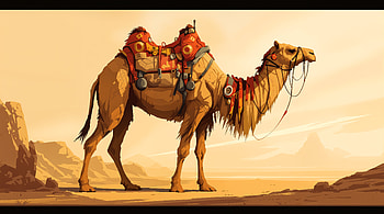 Nomad's Sentinel — Camel HD wallpaper