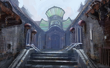 Building, Fantasy HD wallpaper