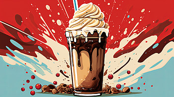 Delectable Coffee Milkshake, Coffee Milkshake, food, milkshake HD wallpaper