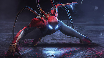 Spider Man Armour, spiderman, superheroes, artwork, digital-art, deviantart HD wallpaper