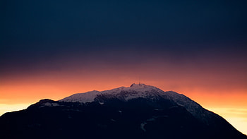Amazing Sky, sky, nature, mountains, sunset HD wallpaper