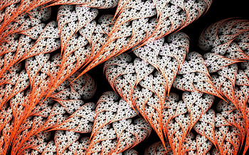Abstract, Background, Leaves, Form, Points, Point HD wallpaper
