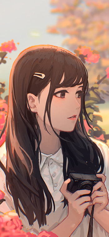 Sunlit Sakura — Anime Girl , Anime, girl, anime girl HD phone wallpaper