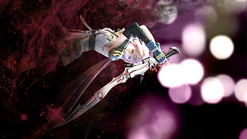 Lightning, beautiful warrior, sword, final fantasy, armor, female warrior, anime, fantasy, video game, original, final fantasy lightning HD wallpaper