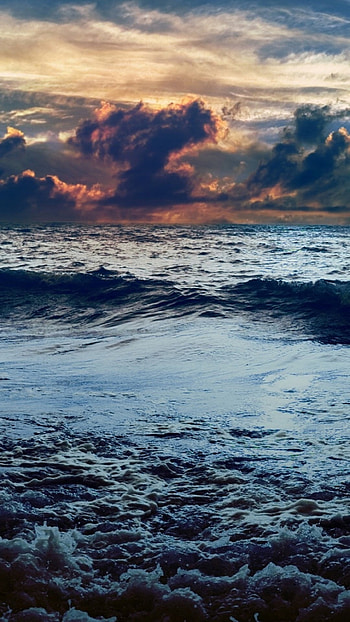 Trending, Sea, Background HD phone wallpaper