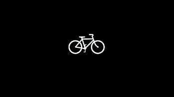 Bicycle dark black minimal, laptop HD wallpaper