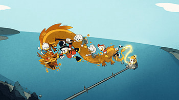 DuckTales Animation, Reboot vs Original, Fortress of Solitude, Comparison HD wallpaper