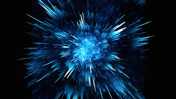 abstraction, blue, lines, explosion HD wallpaper