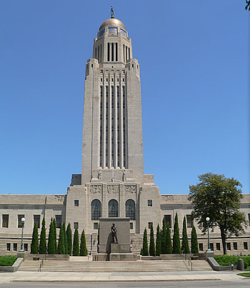 Nebraska state capitol, , man made HD phone wallpaper
