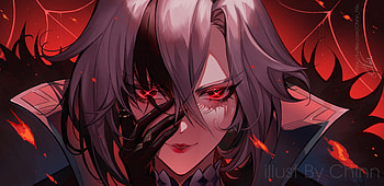 Arlecchino Genshin Impact – Dark Elegance Unleashed, Genshin Impact, Arlecchino (Genshin Impact) HD wallpaper