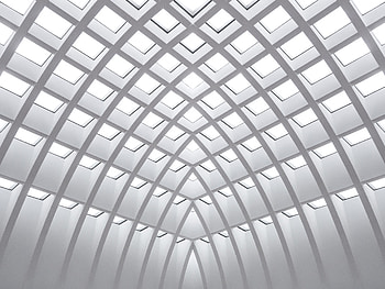 Architecture, girds, modern, symmetrical, building HD wallpaper