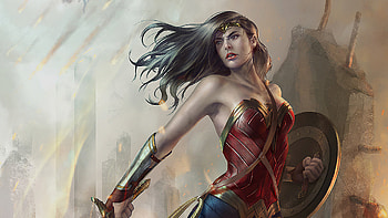 Wonder Woman Danger, wonder-woman, superheroes, artist, artwork, deviantart, digital-art HD wallpaper