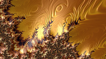 Trippy Psychedelic Fractal, colorful, colors, orange (Color), Abstract, fractal HD wallpaper