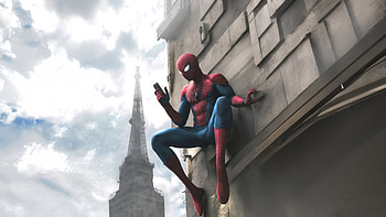 High Stakes Spiderman, spiderman, superheroes, artwork, art, digital-art, pixiv HD wallpaper