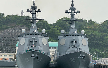 JS Maya, DDG-179, JS Haguro, DDG-180, Maya-class destroyers, JMSDF, Japanese guided missile destroyers, Japan Maritime Self-Defense Force, Japan, Japanese warships HD wallpaper