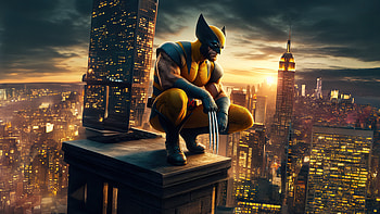 Wolverine Alone At The Top, wolverine, superheroes, artwork, digital-art, deviantart, ai HD wallpaper