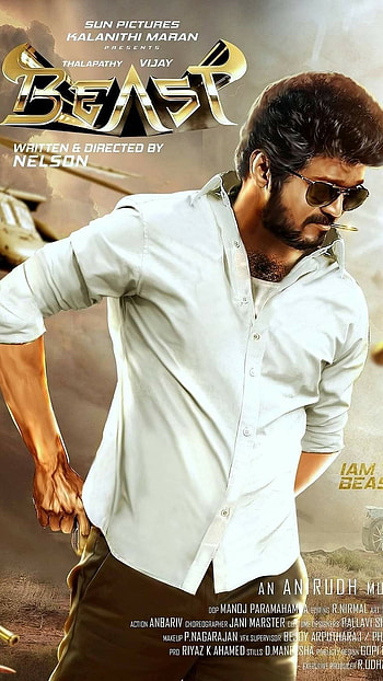 Vijay Beast, Beast, Vijay Thalapathy HD phone wallpaper