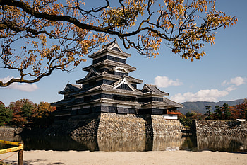 Moat, Matsumoto Castle HD wallpaper