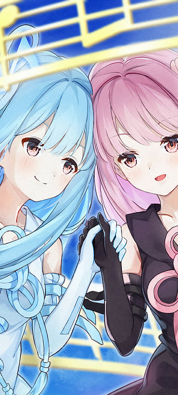 Kotonoha Twins, Anime, Vocaloid HD phone wallpaper