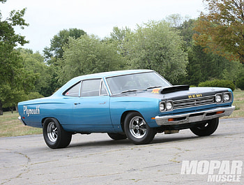 Hemi Road Runner, blue, classic, 69, mopar HD wallpaper