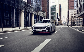 2022, Hyundai Kona N, front view, compact crossover, Kona N exterior, Korean cars, Hyundai HD wallpaper